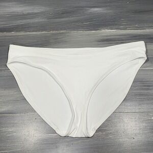 Andie The Bikini Bottom Swimwear XL White Flaw